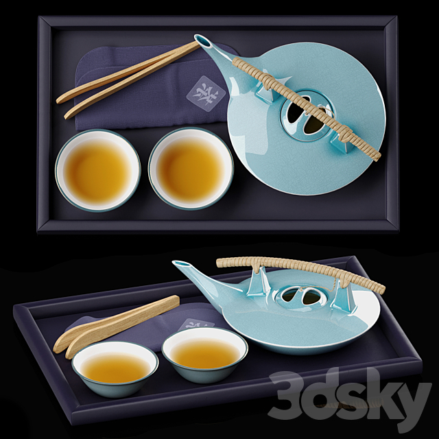 Tea Ceremony Set 3dsky