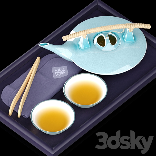 Tea Ceremony Set 3dskyfree