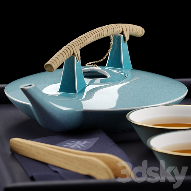 Tea Ceremony Set 3dmodel