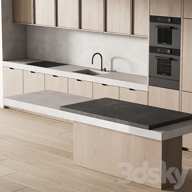 242 modern kitchen 15 minimal modern kitchen with island 06 3DSMax File - thumbnail 4