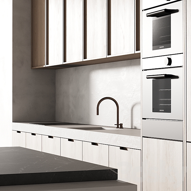 242 modern kitchen 15 minimal modern kitchen with island 06 3DSMax File - thumbnail 5
