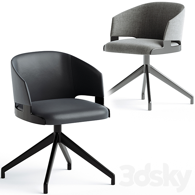 Velis Chair Potocco Italy 3DSMax File - thumbnail 2