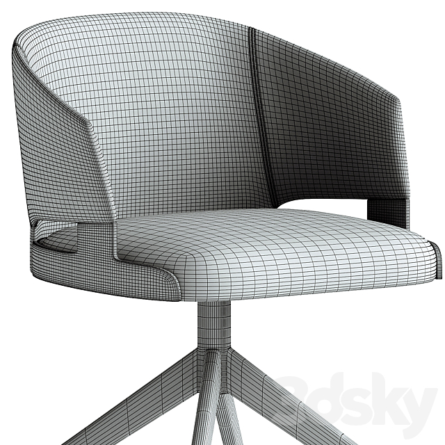 Velis Chair Potocco Italy 3DSMax File - thumbnail 4