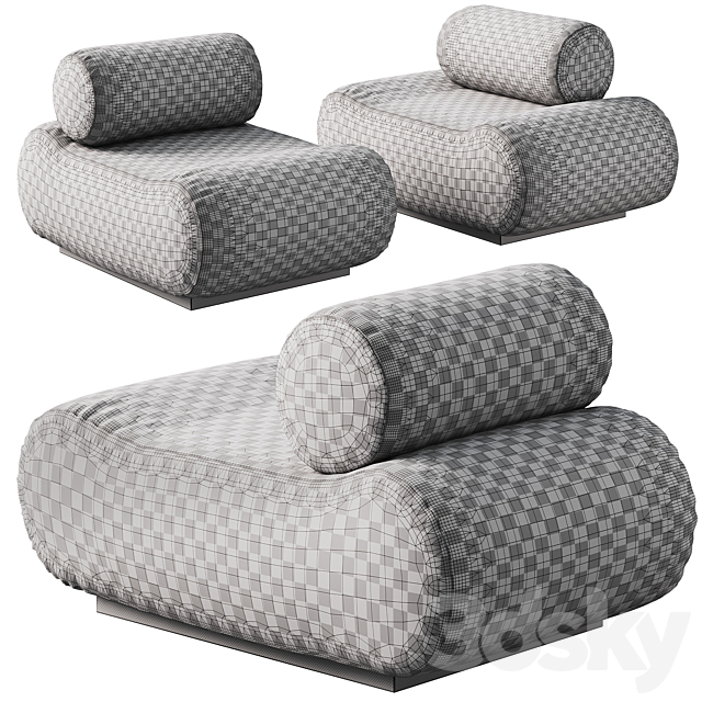 Modular sofa Corbi Trio 3d Download