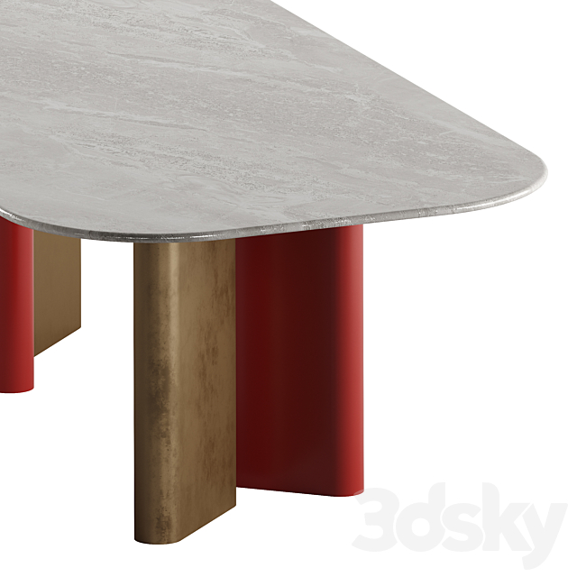 ONNO Rectangular Table by Marelli 3DSMax File - thumbnail 3