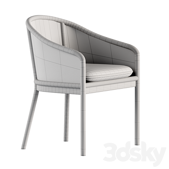 Landmark Chair 3DS Max Model - thumbnail 3