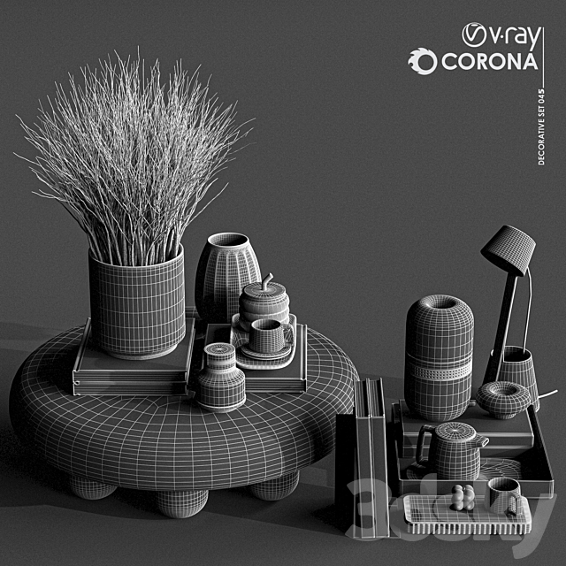 Decorative set-045 3dskyfree