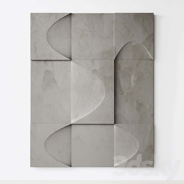 Abstract composition. Relief. Plateau. 15 3DSMax File - thumbnail 1