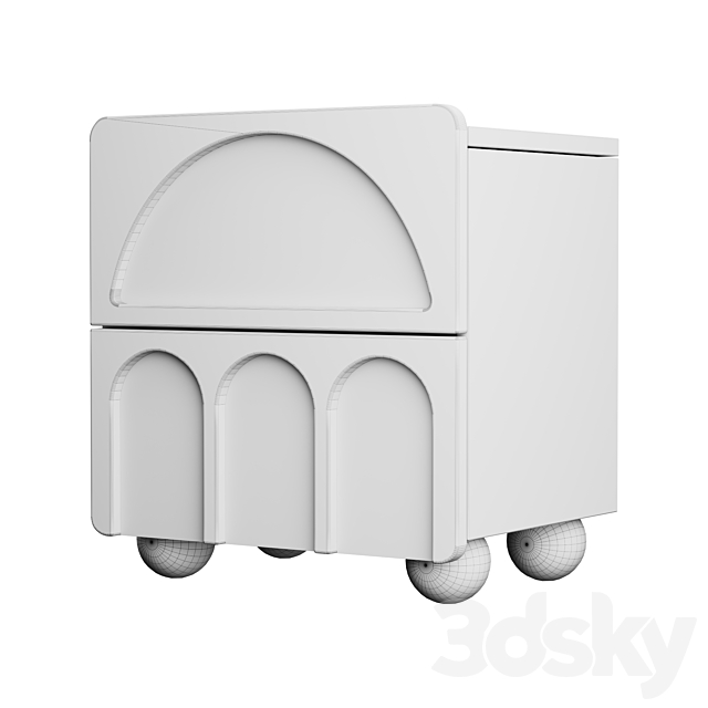 Sideboard Arch Nightstand 3DSMax File - thumbnail 3