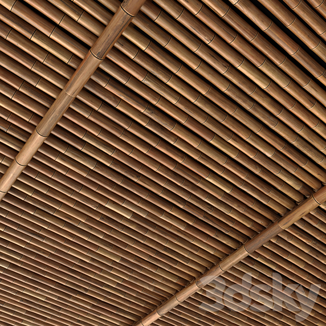 Bamboo decor n22 3DS Max Model - thumbnail 2
