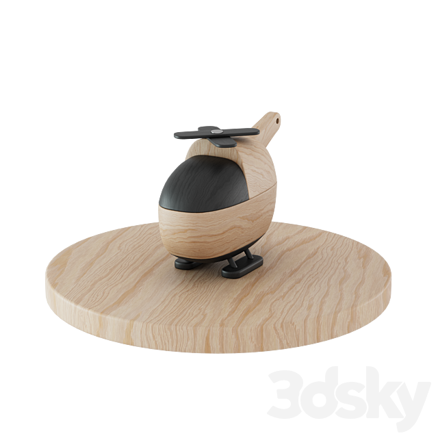 Set of wooden toys from S2VICTOR 3DS Max Model - thumbnail 3