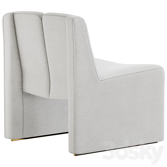 EICHHOLTZ CHAIR MACINTOSH BOUCLE CREAM 3DS Max Model - image 5