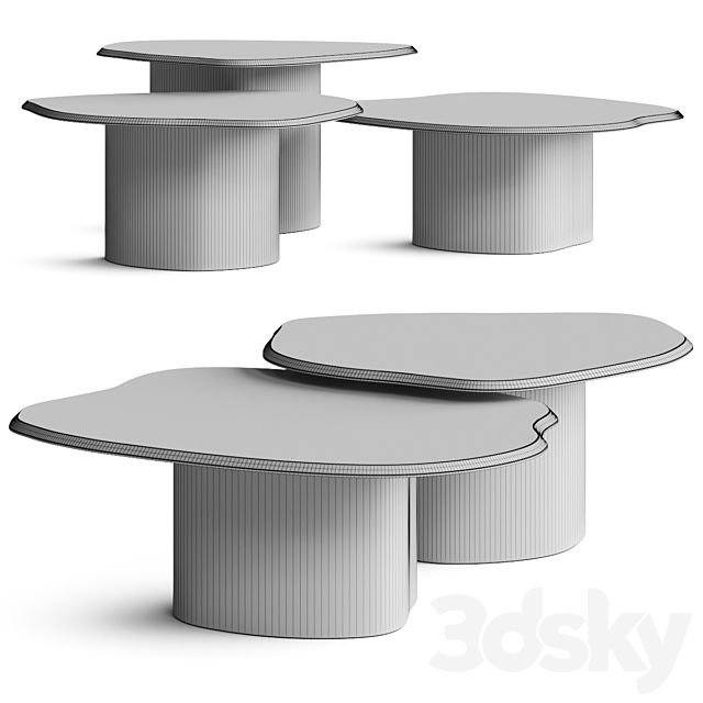Secolo Fragment Coffee Tables 3dsky