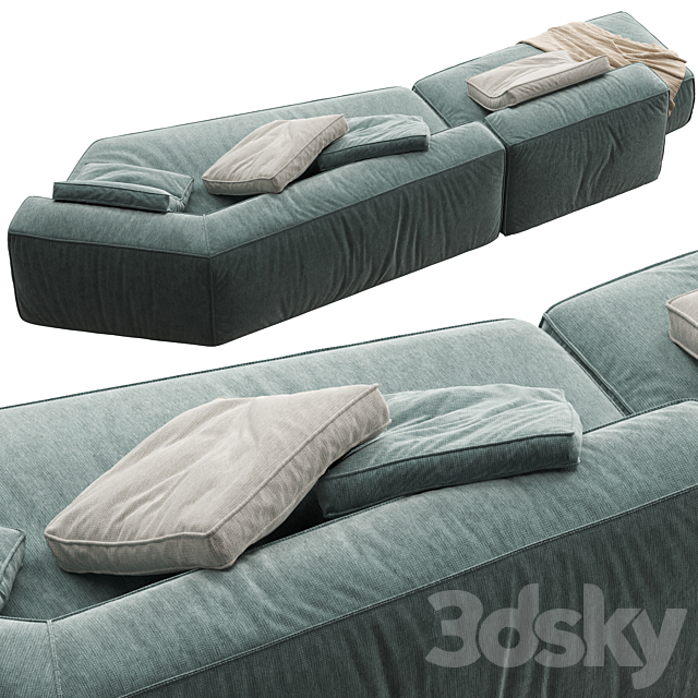 Modular Sofa Peanut BX by Bonaldo 3DSMax File - thumbnail 4