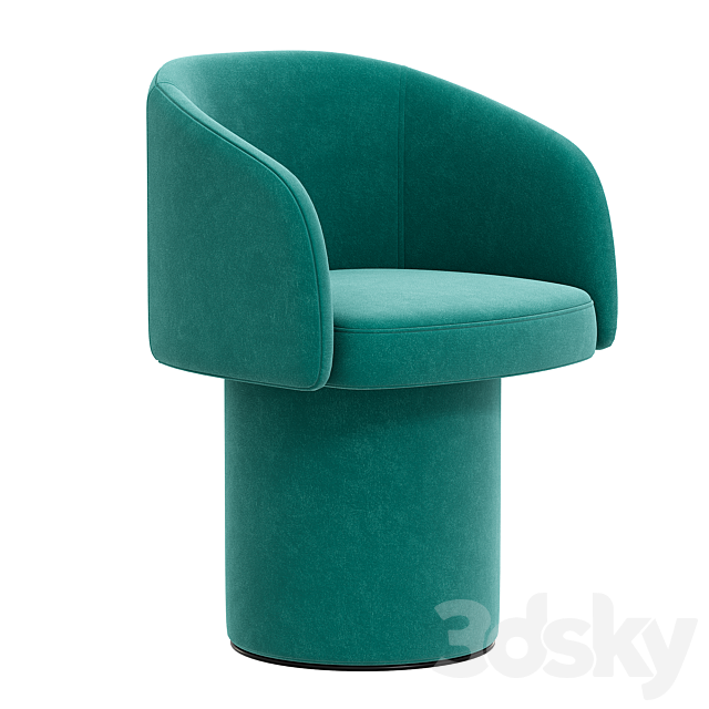 Ditre italia Billie chair 3DS Max Model - thumbnail 5