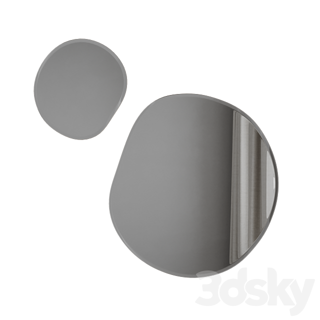 4 compositions of Pond Mirrors 3DS Max Model - thumbnail 5