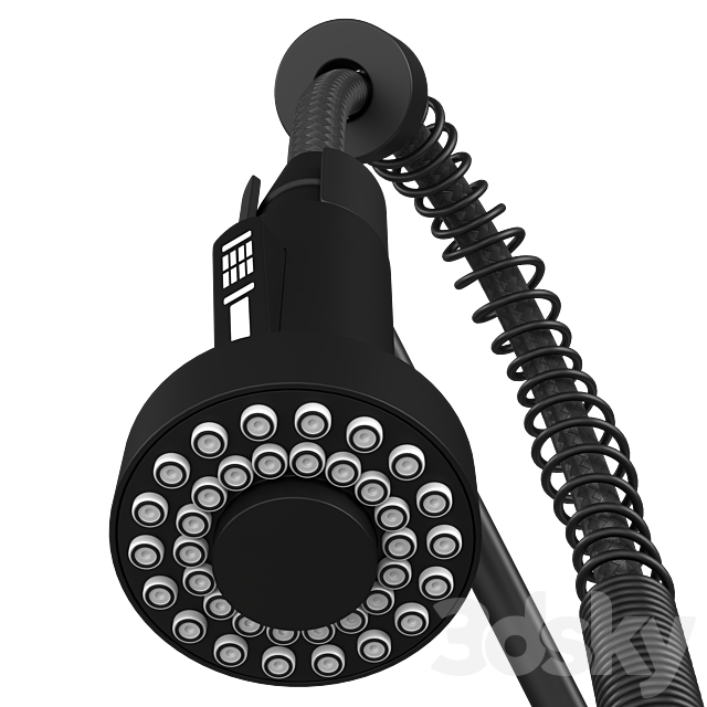 Kraus Kitchen Faucet Matte Black 3DS Max Model - thumbnail 4