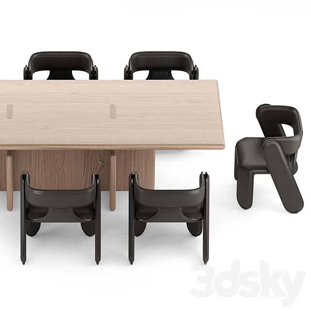 Chair and table factory LUM 3dskyfree