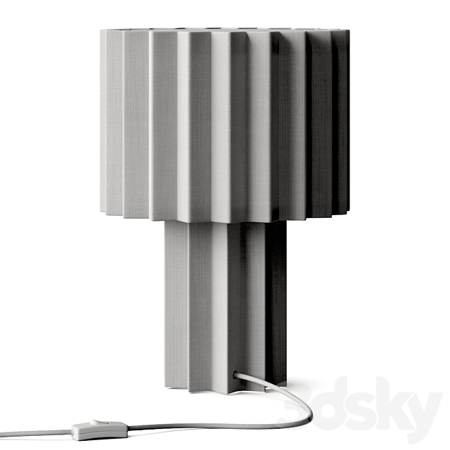 Folkform for Orsjo Belysning Plisse Table Lamp 3DSMax File - thumbnail 2