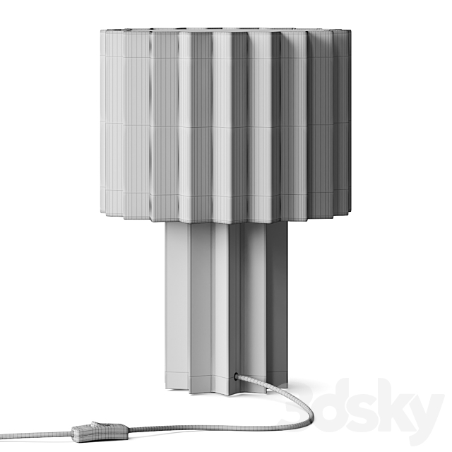 Folkform for Orsjo Belysning Plisse Table Lamp 3DSMax File - thumbnail 4