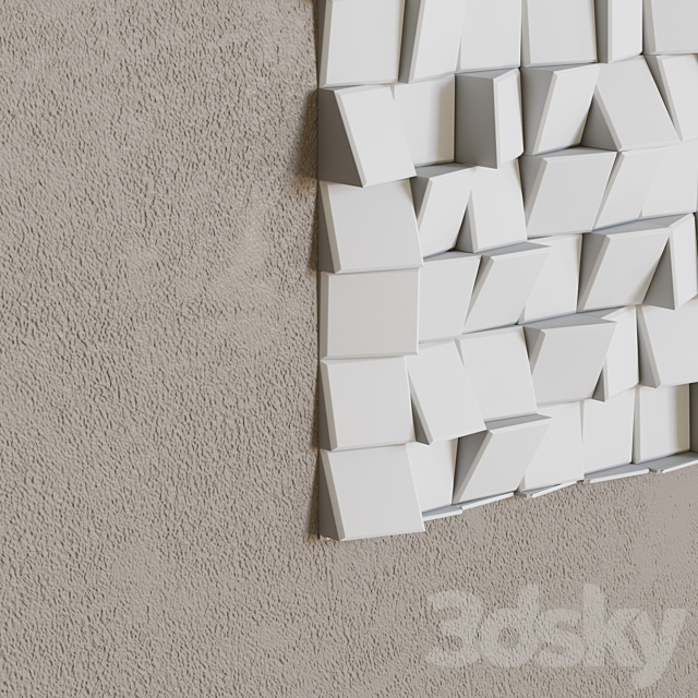 Abstract 3d panels 3dsky