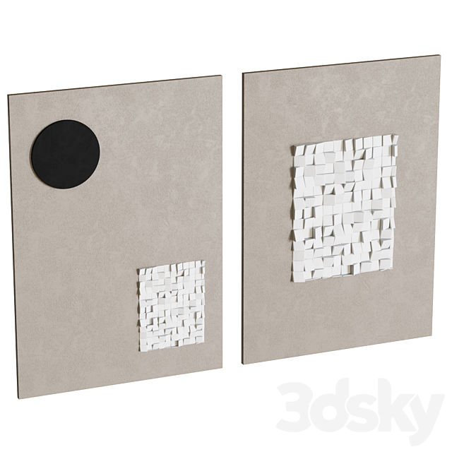 Abstract 3d panels 3dskyfree
