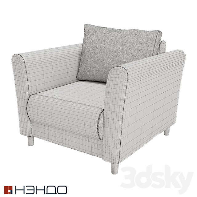 OM Sofa Prague NENDO 3DS Max Model - thumbnail 3