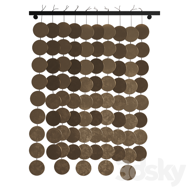 Wall decor Alexi Wall Hanging 3DS Max Model - thumbnail 2