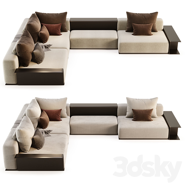 Westside Sofa Poliform 3d