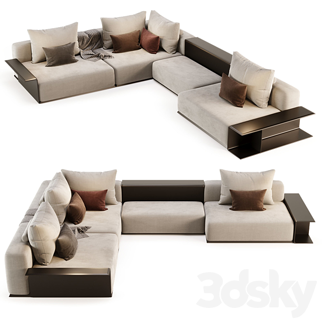 Westside Sofa Poliform 3dsky