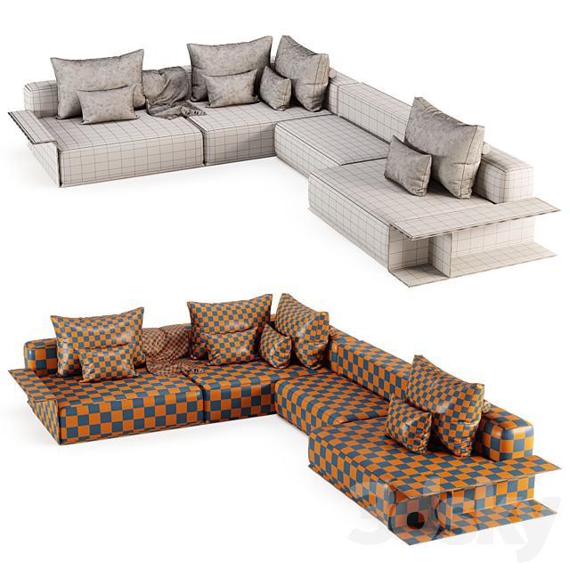 Westside Sofa Poliform 3dskyfree