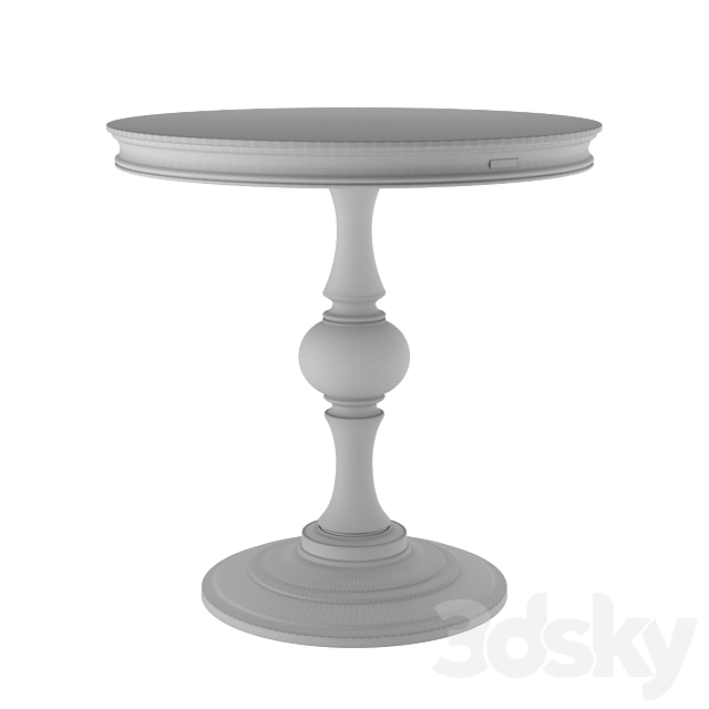 OM Albero Koloniale Round coffee table 3DS Max Model - thumbnail 3