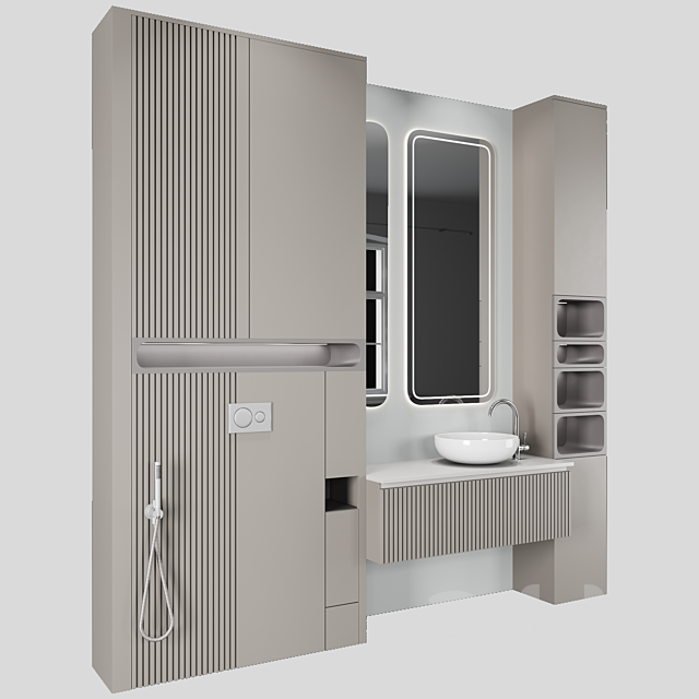 Bathroom furniture 51 3DS Max Model - thumbnail 3