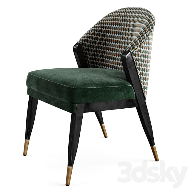 Kelheim Chair 3DS Max Model - thumbnail 2