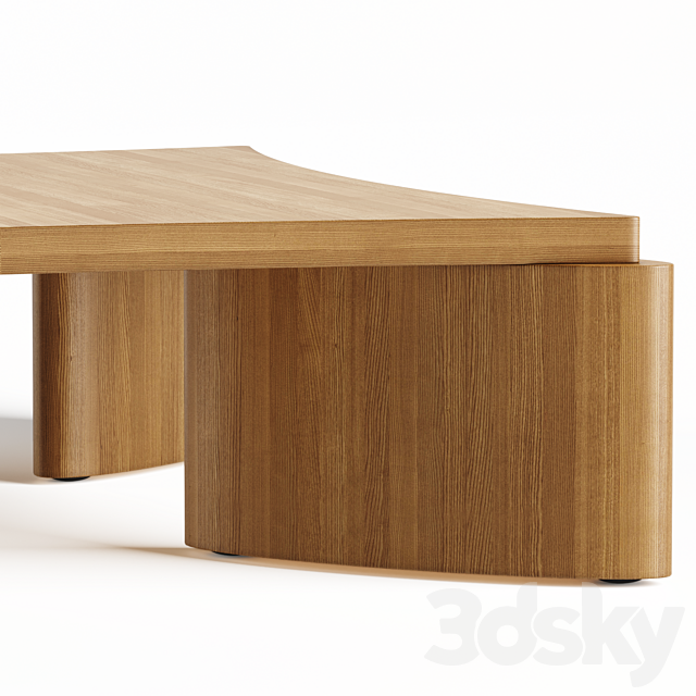 Lu Coffee Table – Lulu and Georgia 3DS Max Model - thumbnail 3