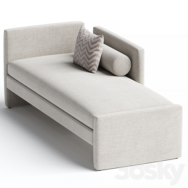 SEGMENT | Fabric day bed By TRNK 3DS Max Model - thumbnail 2