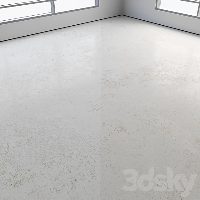 Self-leveling concrete floor No. 20 3DS Max Model - thumbnail 3