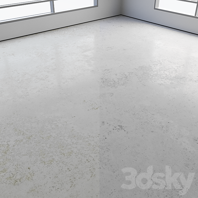 Self-leveling concrete floor No. 20 3DS Max Model - thumbnail 4