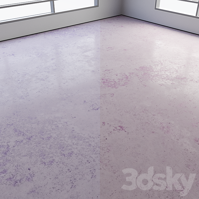 Self-leveling concrete floor No. 20 3DS Max Model - thumbnail 5