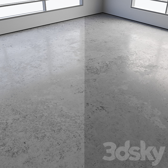 Self-leveling concrete floor No. 20 3DS Max Model - thumbnail 6
