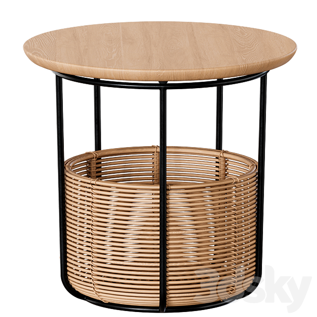 Vincent Sheppard Basket table 3DS Max Model - thumbnail 3