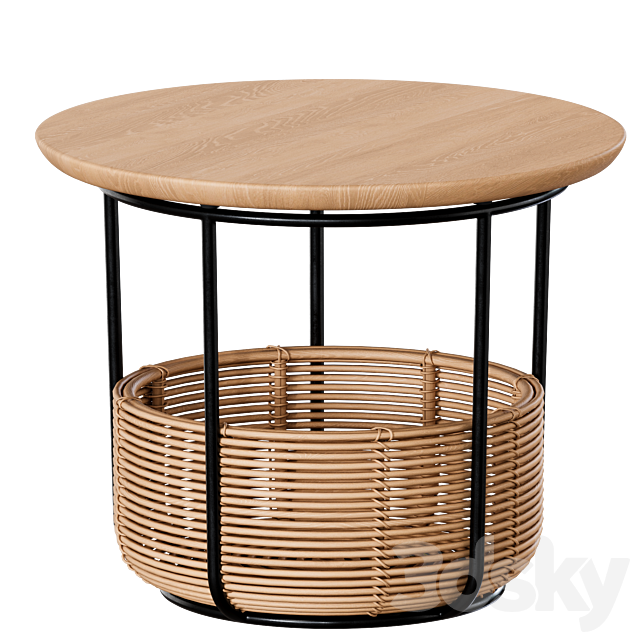 Vincent Sheppard Basket table 3DS Max Model - thumbnail 4