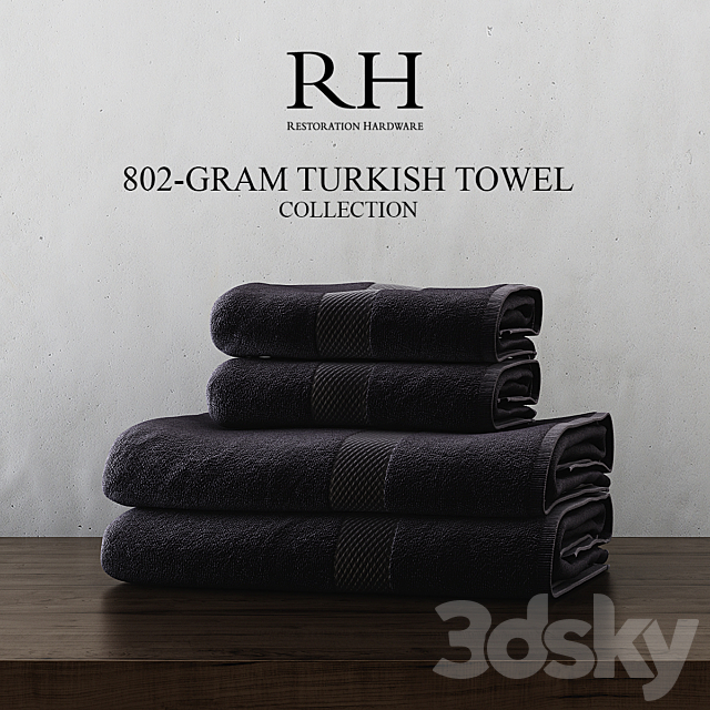 RH 802-GRAM TURKISH TOWEL COLLECTION 3DSMax File - thumbnail 3