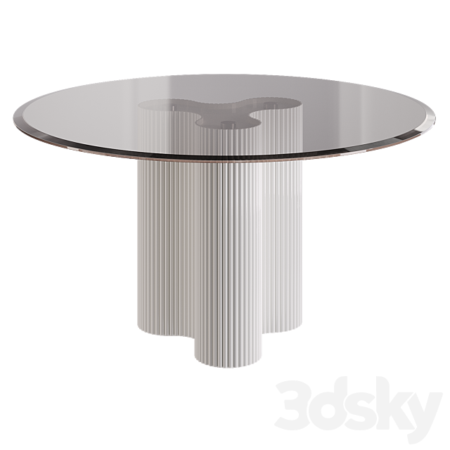 OM Series of dining tables ALGORITMO-2212 Algoritmo Home 3DS Max Model - thumbnail 3