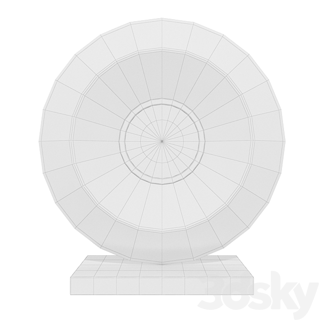 Sculpture Surya 3DS Max Model - thumbnail 2