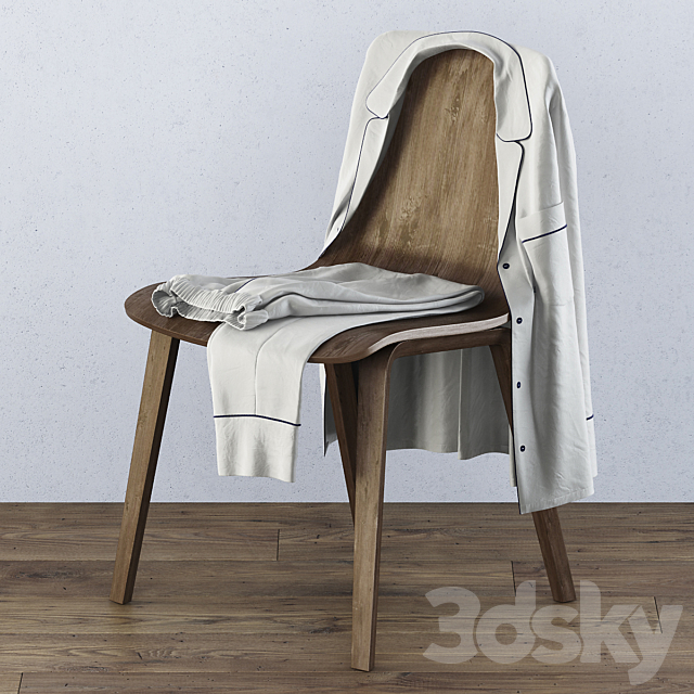Silk pajama set 3dsky