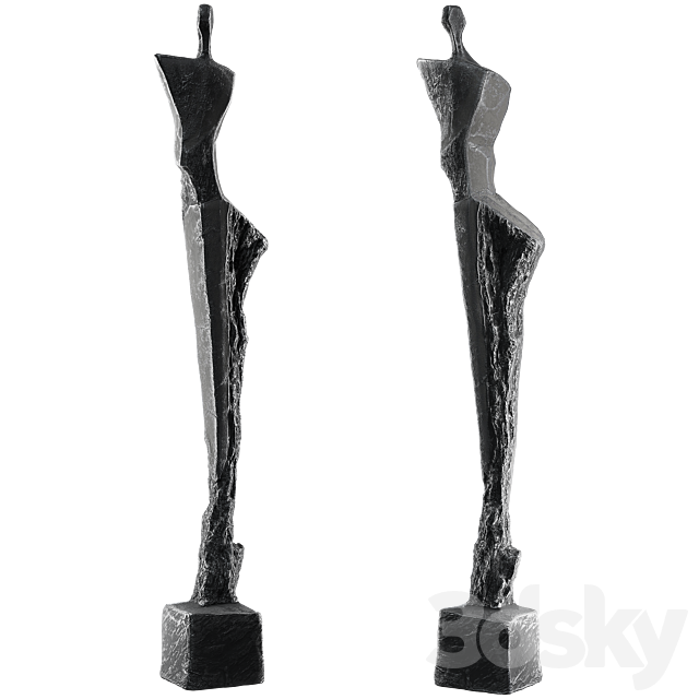Sculpture Frank Arnold 01 3DS Max Model - thumbnail 5