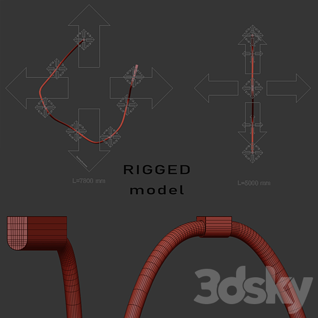 Freelight (RIGGED) Line by Centersvet 3DS Max Model - thumbnail 7