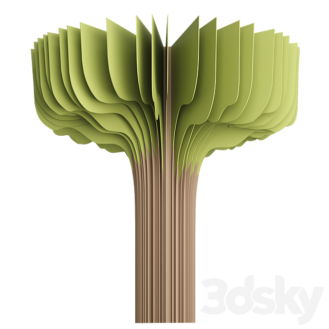 Trees for the play area 3DS Max Model - thumbnail 3