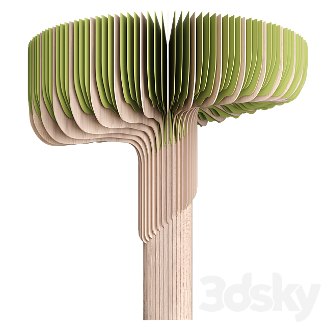 Trees for the play area 3DS Max Model - thumbnail 4